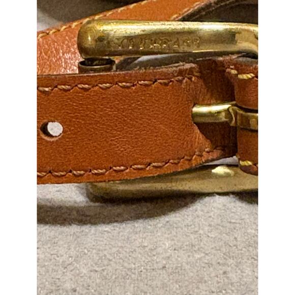 Dooney & Bourke VTG Carrier Satchel Crossbody Tan and Cream Women’s Bag - Picture 15 of 16